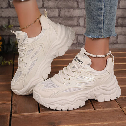 Women Sneakers New Fashion Chunky Sneakers Women Outdoor Tennis Platform Sports Shoes for Women Lightweight Designer Shoes