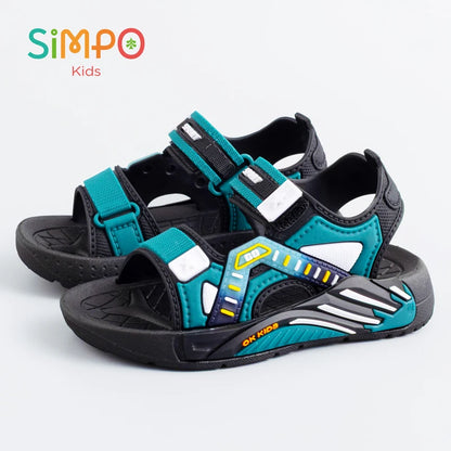 One Pairs of Summer Kids' Sandals Unisex Soft Bottom Casual Beach Shoes for Primary School Students