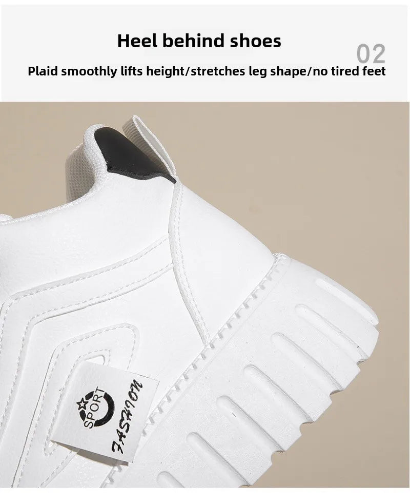 Women's Platform Sneakers Fashion High-top Casual Shoes for Women Lace Up Vulcanized Shoes Trendy Skateboard Shoes Zapatos Mujer