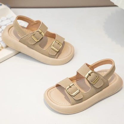 New Fashion Korean Style Soft Sole Anti-slippery Versatile Open-toe Roman Beach Shoes