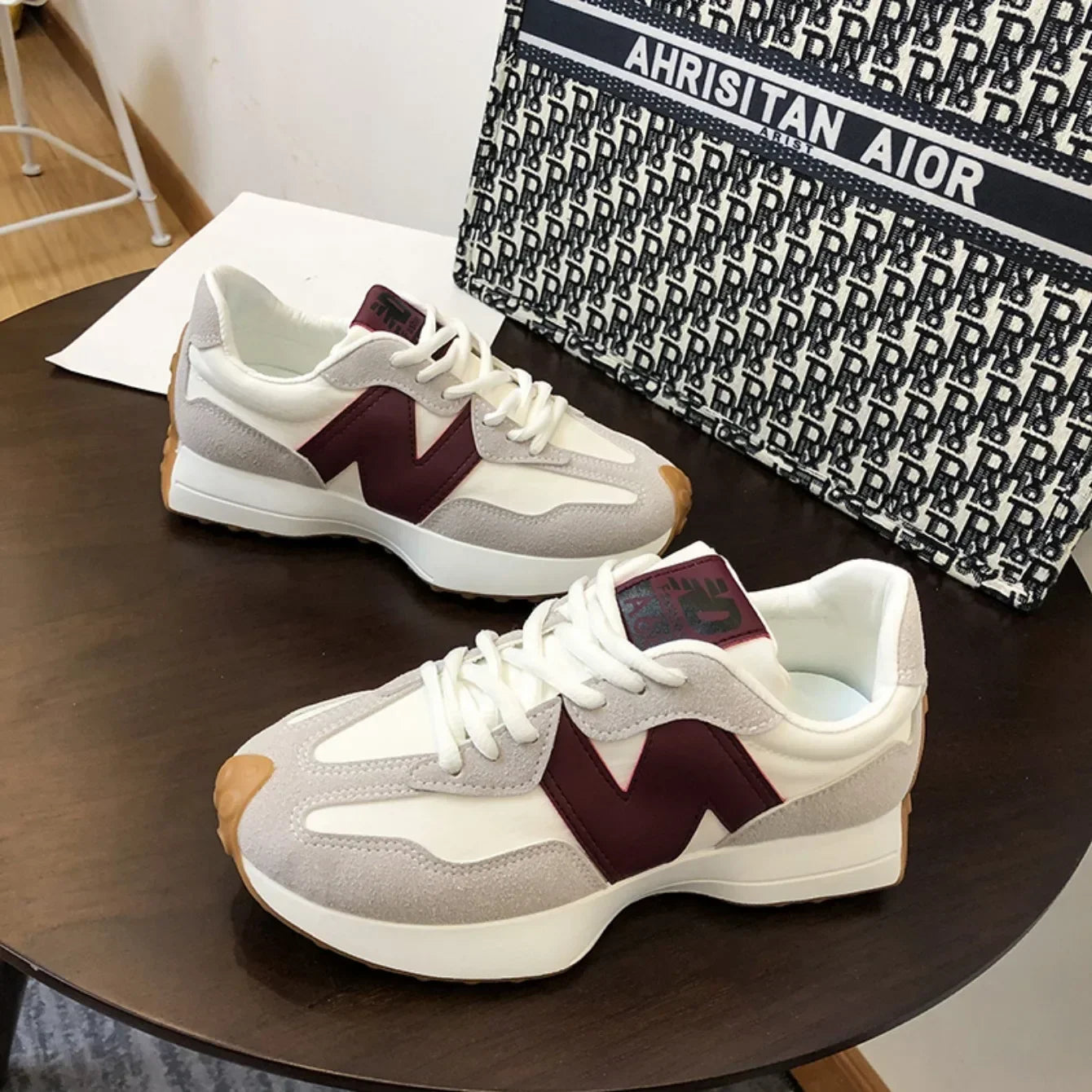 Women's Sneakers Hot-selling Fashionable Breathable Lace Comfortable Women's Shoes Casual Thick Sole Brand Running Sports Shoes
