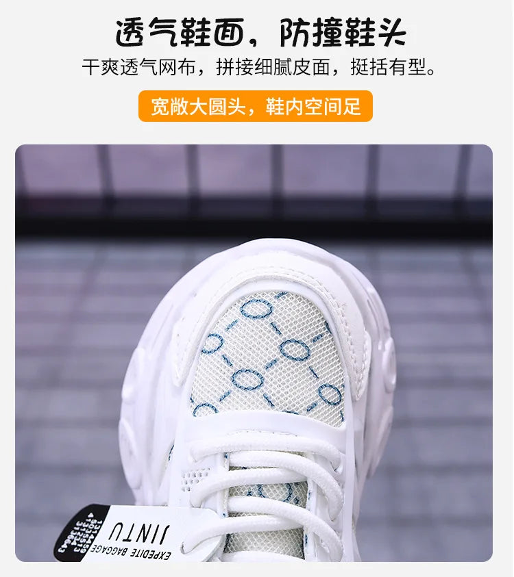 Kids Sneakers Spring New Girl Sneakers Casual LED Kid Shoes Fashion Girls' Shoes Designer Shoes Tenis De Mujer