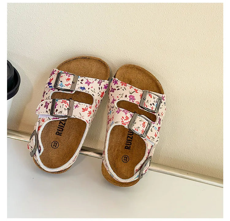 Boys Girls Summer Outdoor Soft Sole Anti Slip Kids Shoes Toddler Casual Open Toe Flat Sandals сандали
