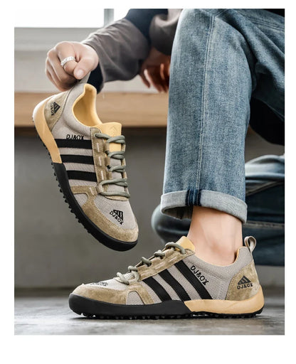 Men's Shoes Fashion Versatile Breathable Board Shoes Thick soled Trendy Casual Shoes (Available)