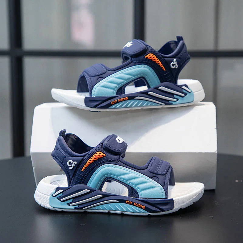 Boys Sports Sandals Summer Girls Lightweight Hiking Beach Sandals Open Toe Breathable Shoes Quick-Dry Outdoor Sandals for Kids