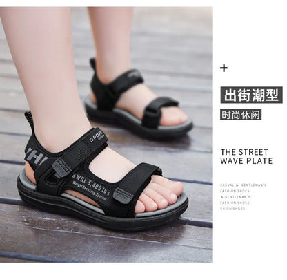 Summer Kids Sandals Breathable Boys Sandals Soft Comfortable Children's Shoes Outdoor Beach Girls Lightweight Slippers