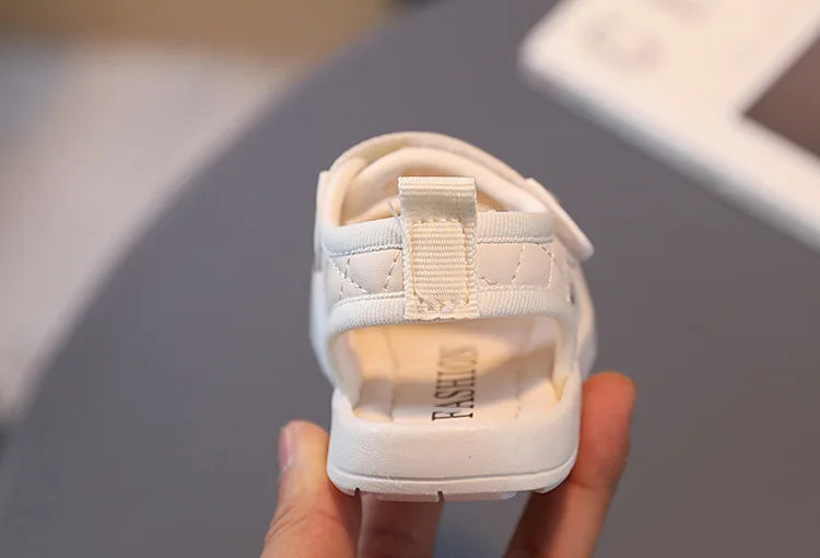 Toddler Sandals Summer Children Shoes Little Kids Sport Sandals Lucky Smile Face Unisex Baby Boys Girls Casual Anti-slip Sandals