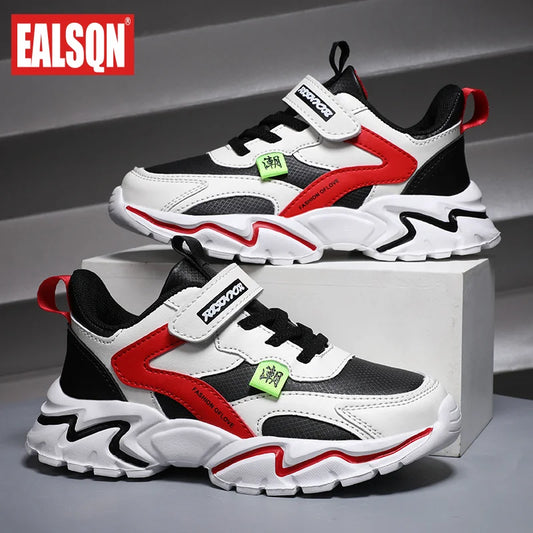 Fashion Children Sneakers Boys Shoes Leather Pu Kids Shoes School Casual Sports Tennis Sneakers for Girls