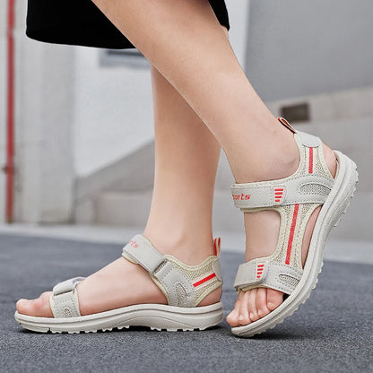 Summer breathable sports sandals for boys, casual beach shoes for children, soft soled comfortable open toe sandals for children