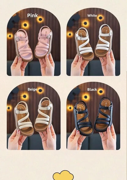 Baby Girls Sandals Summer Casual Children Sandals Girls Flat Shoes Fashion Casual Non Slip Kids Beach Shoes sandalias de mujer