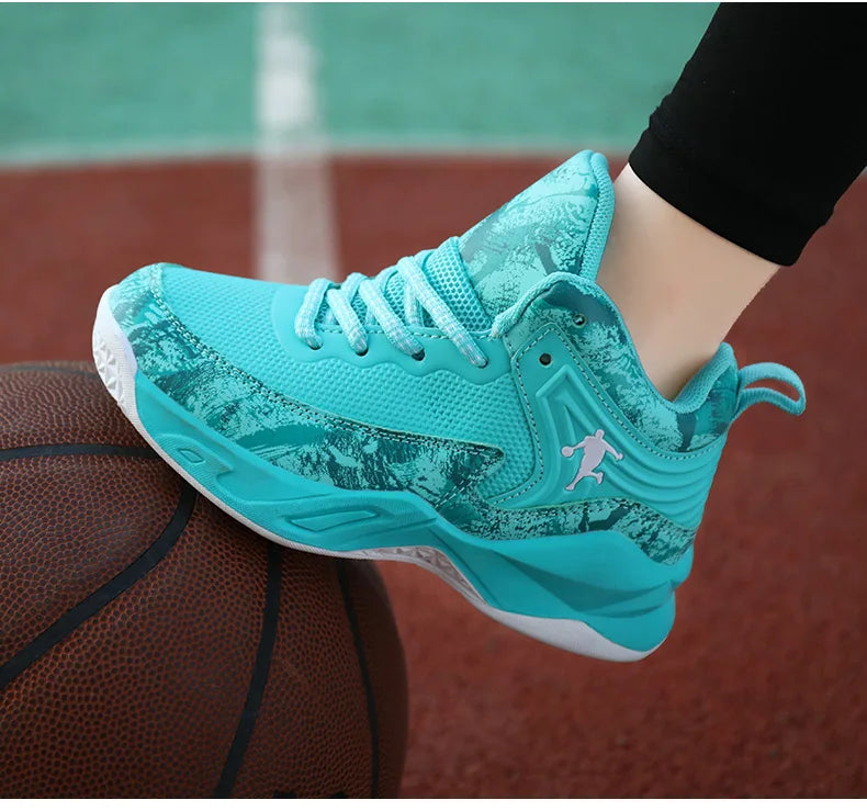 Children's Basketball Shoes for Boys Kids Sneakers Outdoor Non-slip Sports Running Child Girls Basket Trainer Shoes Walking Shoe