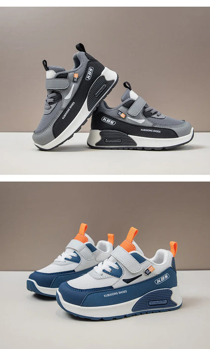 Children's Platform Sneakers Spring Autumn New Girls' Mesh Breathable Flats Lightweight Comfortable Non Slip Boys' Running Shoes