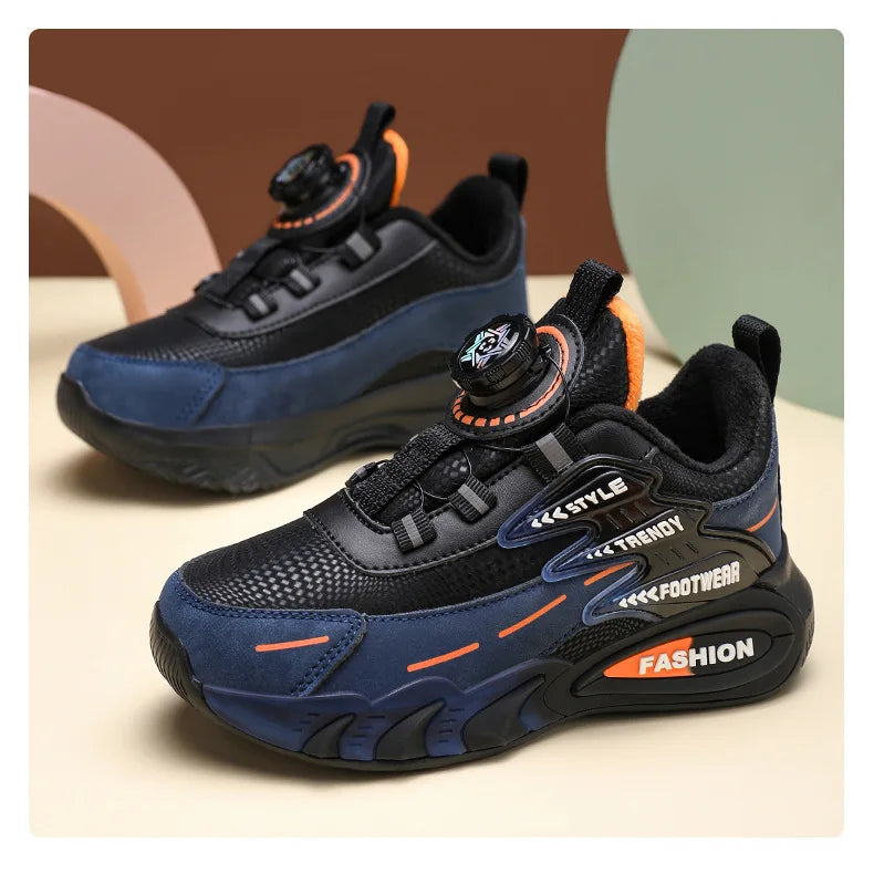 Luxury Boys Sneakers Spring 2026 Autumn Children Shoes Fashion Breathable Non-slip Kids Casual School Tennis Boy Sports Shoes