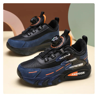 Luxury Boys Sneakers Spring 2026 Autumn Children Shoes Fashion Breathable Non-slip Kids Casual School Tennis Boy Sports Shoes