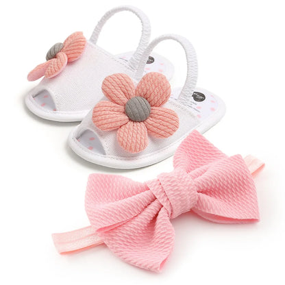 Baby Girls Sandals Summer Shoes Outdoor First Walker Toddler Girls Shoes for Summer