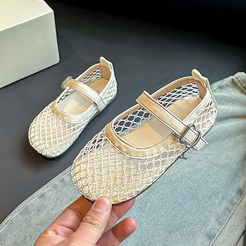 Baby Girls Summer Fashion Kids Soft Cute Grid Daily School Students Sandals Elegant Bow Casual Lightweight Flats Zapatos Mujer