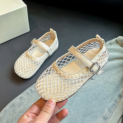 Baby Girls Summer Fashion Kids Soft Cute Grid Daily School Students Sandals Elegant Bow Casual Lightweight Flats Zapatos Mujer
