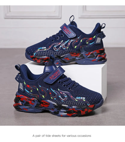Boys Running Shoes Children Sneakers Mesh Kids Casual Sneakers for Boys