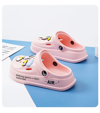 Kids Summer Sandals EVA Design Children Slippers Soft Non Slip Platform Slides Outdoor Garden Shoes High Quality Fashion Shoes