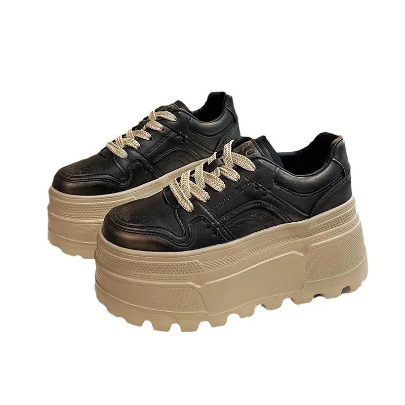 Women Sneakers Height Increasing Platform White Shoes for Women New Casual Shoes with Soft Sole Board Shoe Zapatos De Mujer
