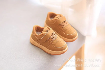 Sneakers for Babies Boys and Girls White Shoes Low-top Sneakers Student Shoes Children's Running Shoes Casual Shoes