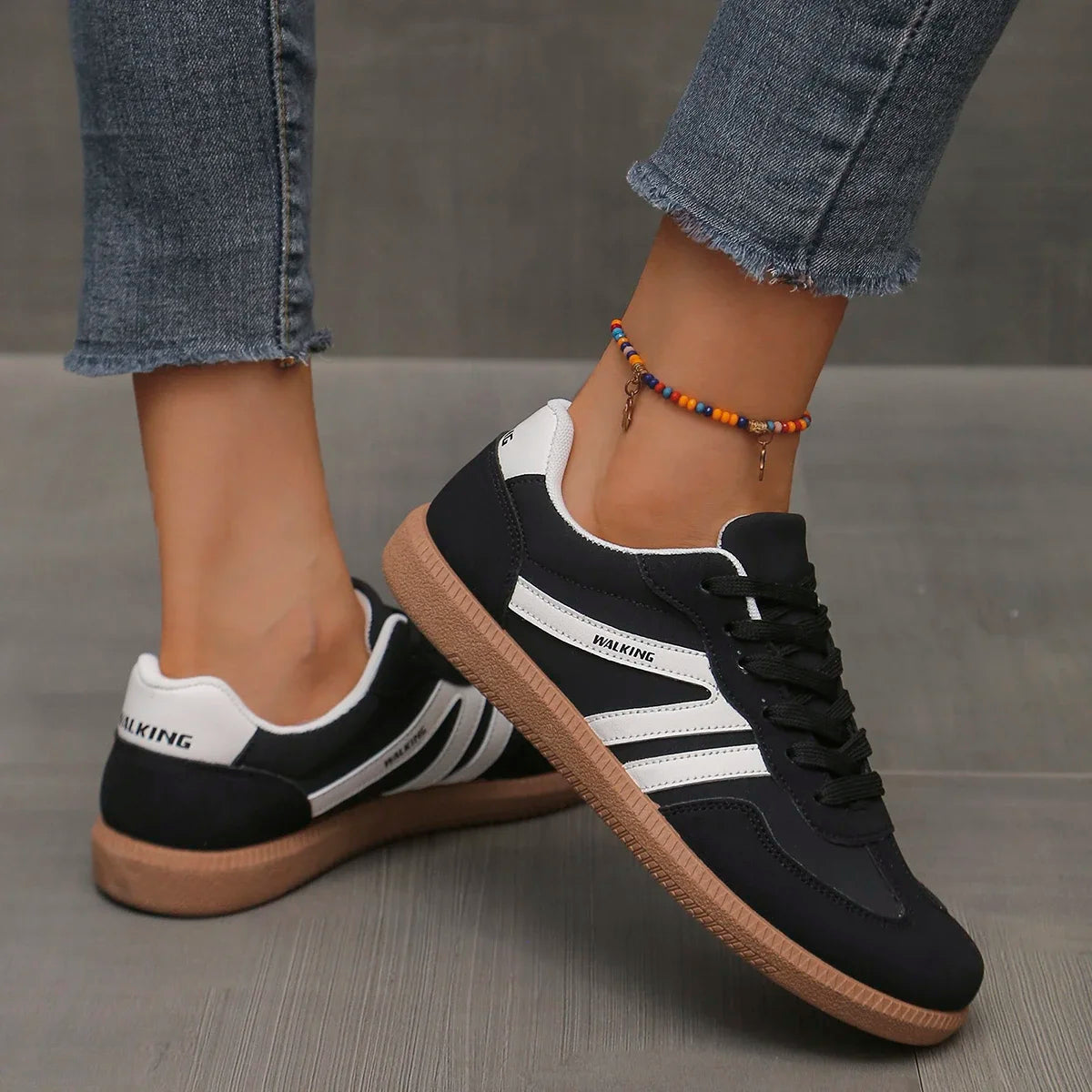 Women Sneakers Spring New Luxury Flat Loafers Comfortable Slip on Soft Female Sneakers Lightweight Outdoor Shoes for Women
