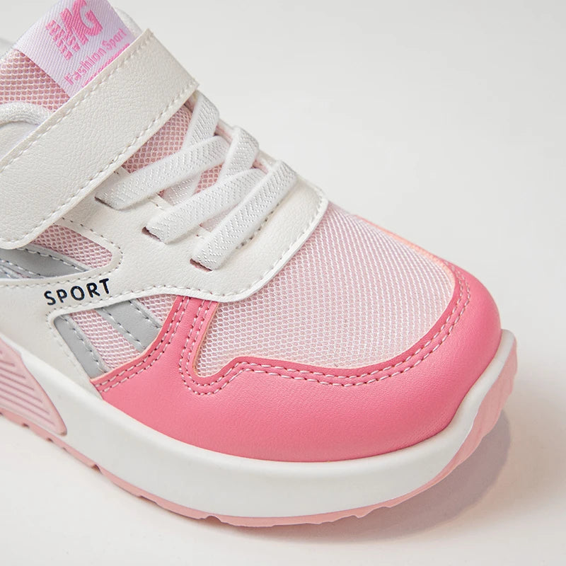 Autumn Childrens Boys Girls Sneakers Fashion Cute Mesh Outdoor Non-slip Kids Causal Shoes School Running Basketball Girls Shoes