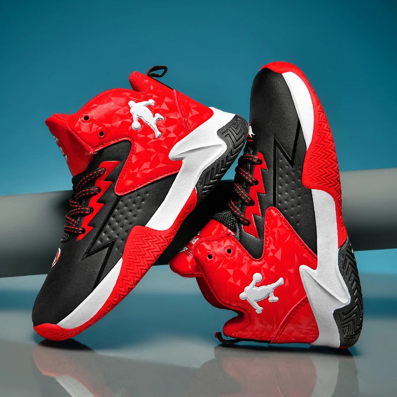 Kids High Top Basketball Shoes for Sports