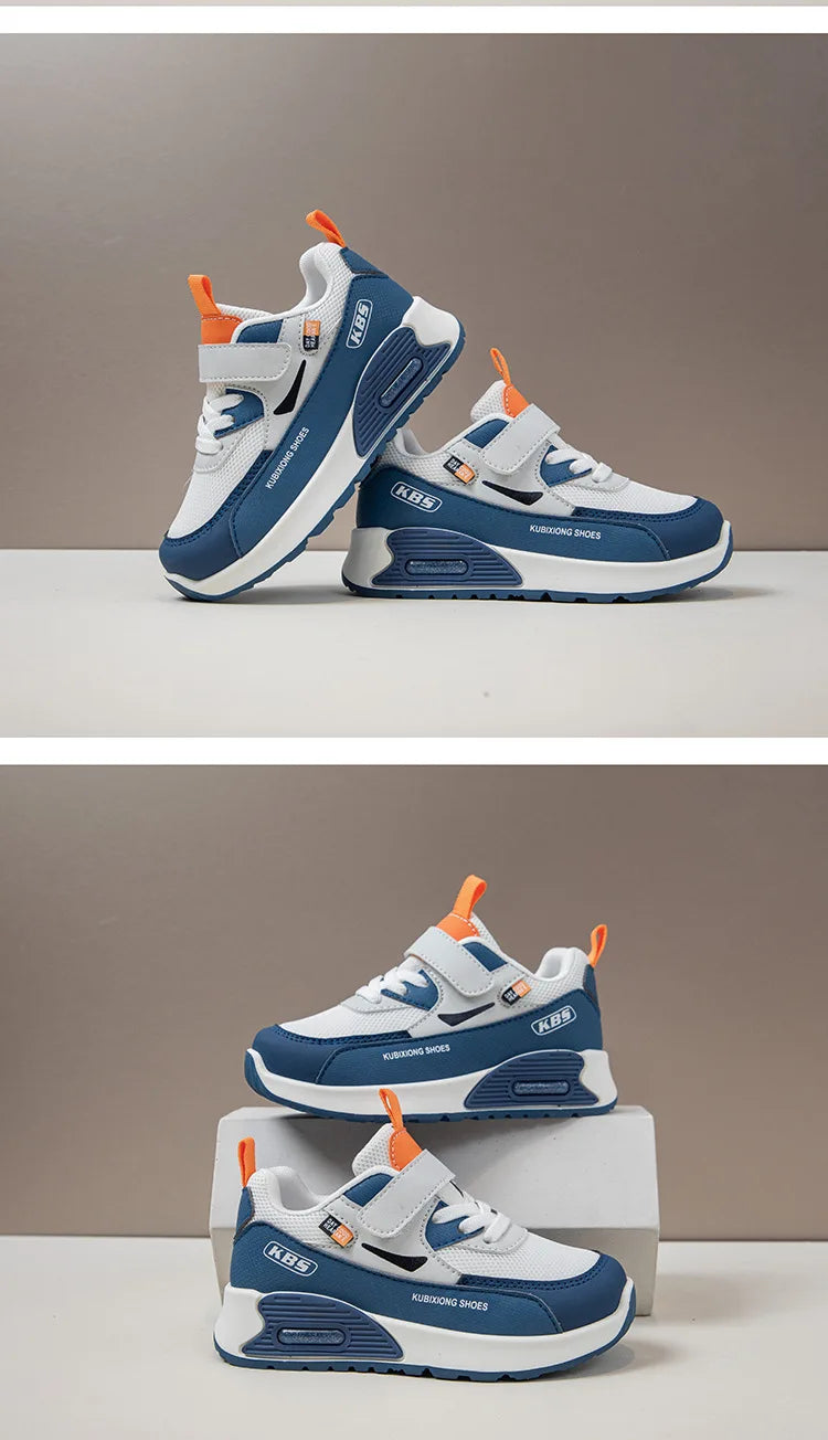 Children's Platform Sneakers Spring Autumn New Girls' Mesh Breathable Flats Lightweight Comfortable Non Slip Boys' Running Shoes