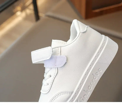 Boys White Shoes for Children Girls Unisex Kids Skate Sneakers Casual Fashion Classic for School Rubber Anti-skid Breathable New