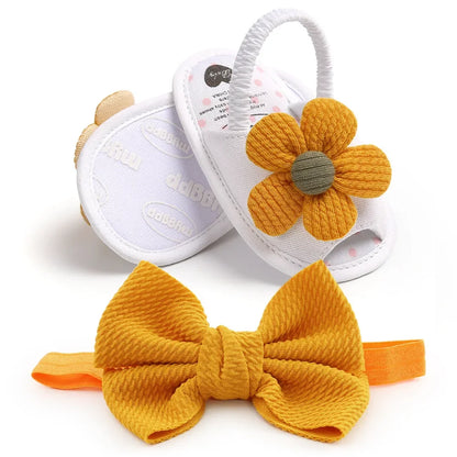 Baby Girls Sandals Summer Shoes Outdoor First Walker Toddler Girls Shoes for Summer