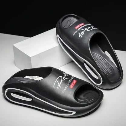 Men's Slippers New Style Casual Soft-Soled Home Sandals Non-Slip Thick-Soled Comfortable Lightweight Beach Shoes