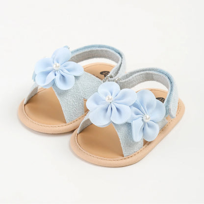 Baby Girls Sandals Summer Shoes Outdoor First Walker Toddler Girls Shoes for Summer