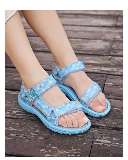 Summer Children Sandals Baby Toddler Soft Non-slip Princess Shoes Baby Cute Pearl Princess Dance  Kids Performance Prop