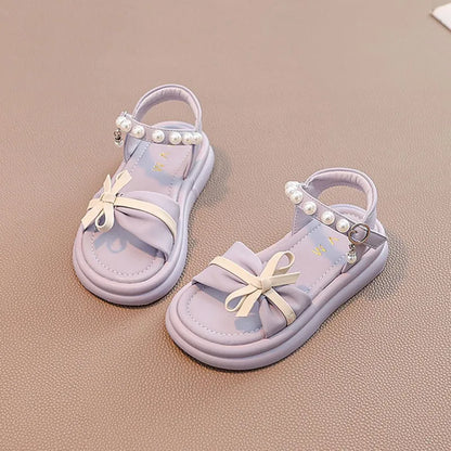 Girls' Shoes Children's Princess Sandals New Summer Summer Baby Soft Soled Ocean Beach Big Children's Sandals