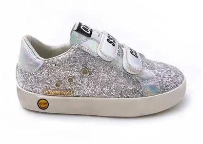 Girls Sneakers Spring Autumn Kids Fashion Brand Sport Running Chunky Trainers Baby Children Casual Glittler Star Shoes Soft Sole