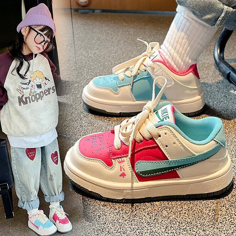New Style Spring Autumn Children's Casual Sneakers Comfortable Breathable Sports Shoes for Boys and Girls Kids Shoes