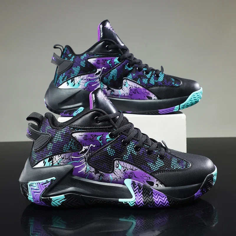Men Basketball Shoes Light Sports Shoes Non-slip Trainer Women Unisex Breathable Athletic Outdoor Unisex High Quality Sneakers