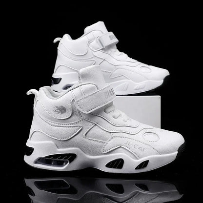 Kids Basketball Shoes Boys Student Sports Shoes School Daily Outdoor Running Sneakers High Top Children Basketball Sneakers