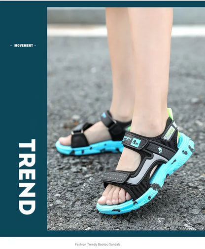 Casual Beach Water Children Shoes New Kids Summer Sandals Fashion Boys Sandals Soft Sole Lightweight Comfortable Sneakers