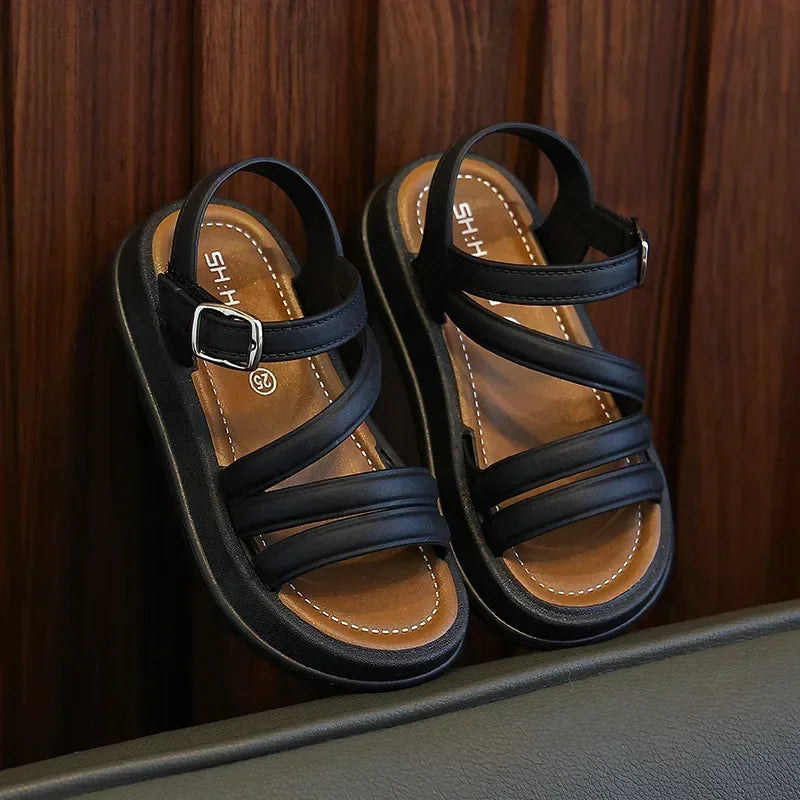 Baby Girls Sandals Summer Casual Children Sandals Girls Flat Shoes Fashion Casual Non Slip Kids Beach Shoes sandalias de mujer