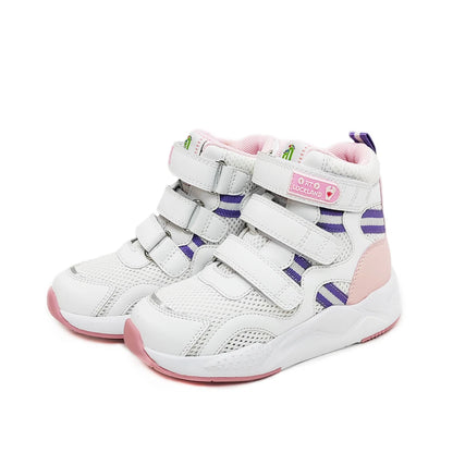 Boys Orthopedic Sneakers For Kid Leather Children School Training Shoes Sporty Running Boot With Arch Support Size24-36
