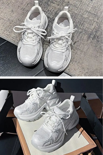 Athletic Woman Footwear New Sneakers Sports Designer Luxury Vulcanized Shoe Trends On Sale Mesh Breathable Shoes for Women