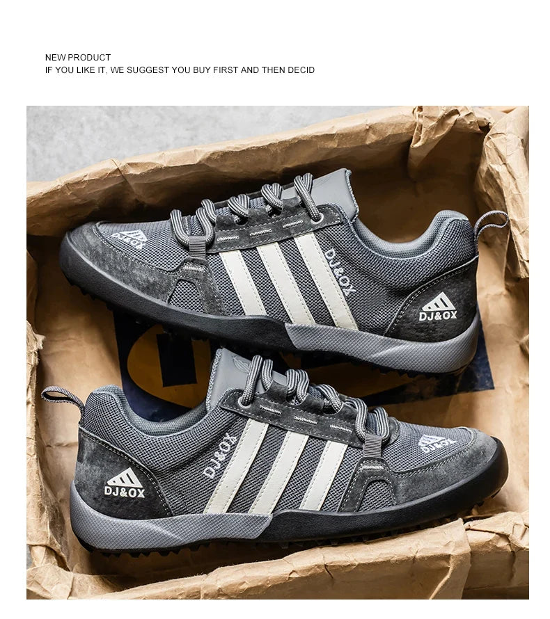 Men's Shoes Fashion Versatile Breathable Board Shoes Thick soled Trendy Casual Shoes (Available)
