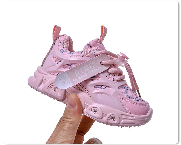 Kids Sneakers Spring New Girl Sneakers Casual LED Kid Shoes Fashion Girls' Shoes Designer Shoes Tenis De Mujer