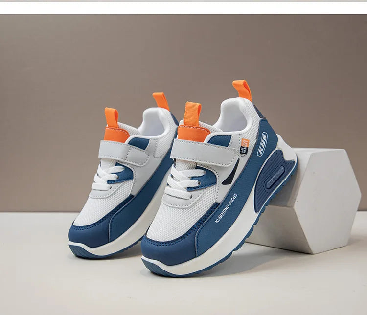 Children's Platform Sneakers Spring Autumn New Girls' Mesh Breathable Flats Lightweight Comfortable Non Slip Boys' Running Shoes