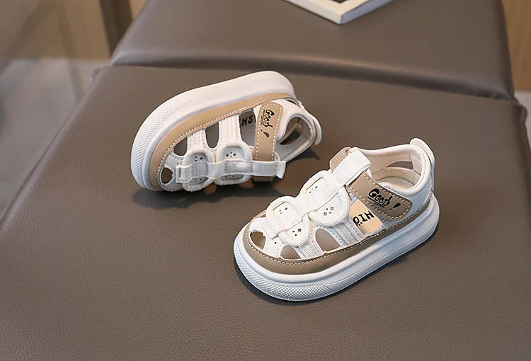 Summer Children Shoes Boys Soft Soles Beach Shoes Girl Baby Closed Toe Anti-kick Kids Sandal Summer Platform Sandals