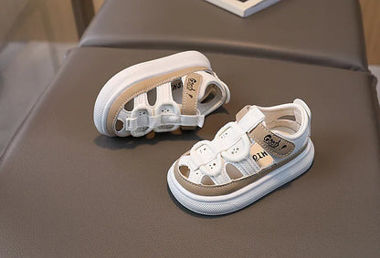Summer Children Shoes Boys Soft Soles Beach Shoes Girl Baby Closed Toe Anti-kick Kids Sandal Summer Platform Sandals