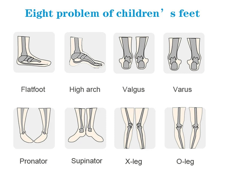 Boys Orthopedic Sneakers For Kid Leather Children School Training Shoes Sporty Running Boot With Arch Support Size24-36