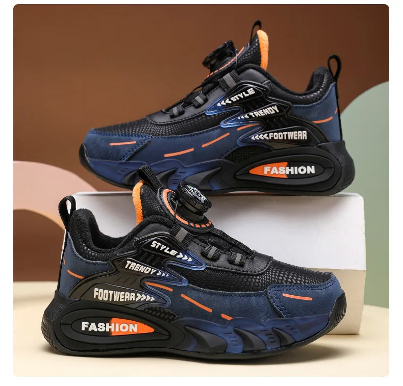 Luxury Boys Sneakers Spring 2026 Autumn Children Shoes Fashion Breathable Non-slip Kids Casual School Tennis Boy Sports Shoes
